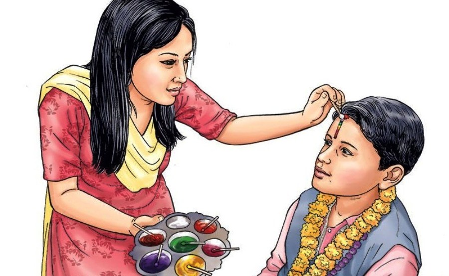 आज भाइटीका, उत्तम साइत ११:०२ बजे