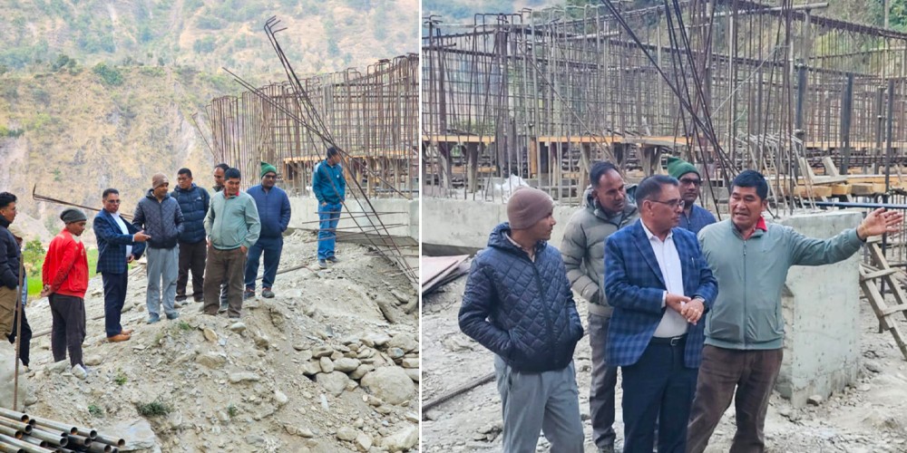 लुम्बिनी प्रदेश सांसद केसीद्वारा विभिन्न आयोजनाको अनुगमन