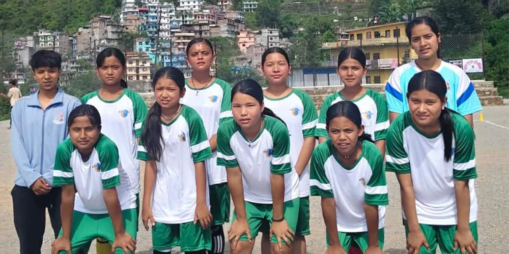 छात्रा फुटबल बाल कल्याण मावि झुल्खेतले जित्यो