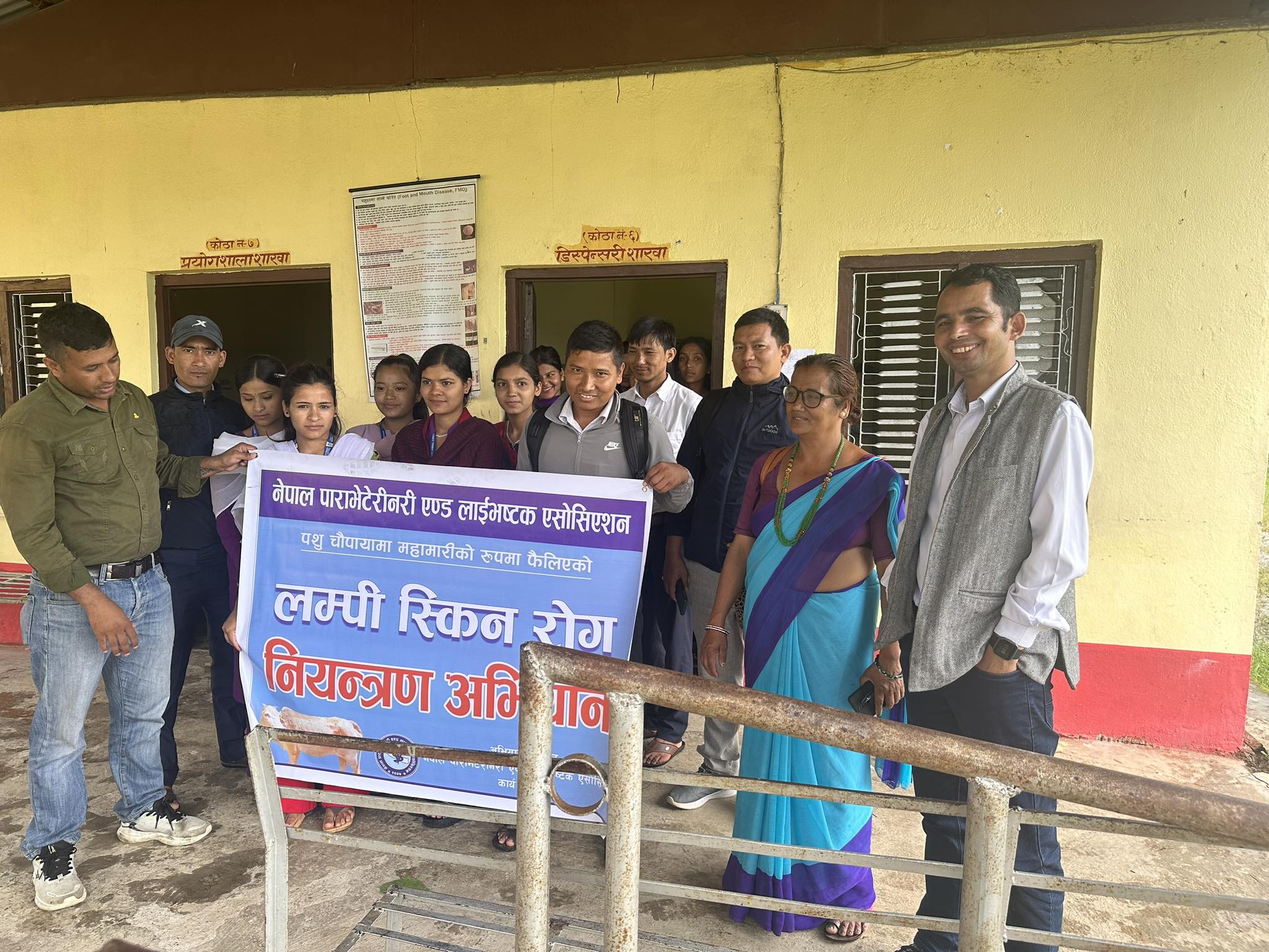 रुकुम पश्चिमका जेटि, जेटिएहरु लम्पिस्किन रोग नियन्त्रण अभियानमा लाग्ने