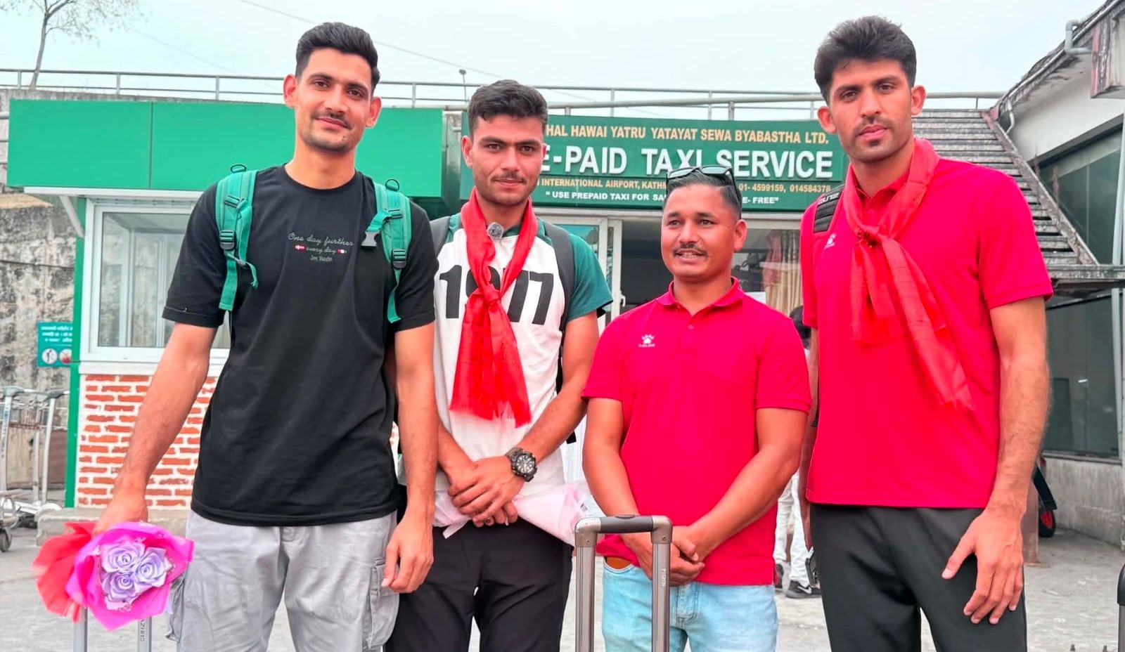 रुकुम पश्चिमबाट पिएम कप भलिबल खेल्न नेपाल आइपुगे ३ पाकिस्तानी खेलाडी 